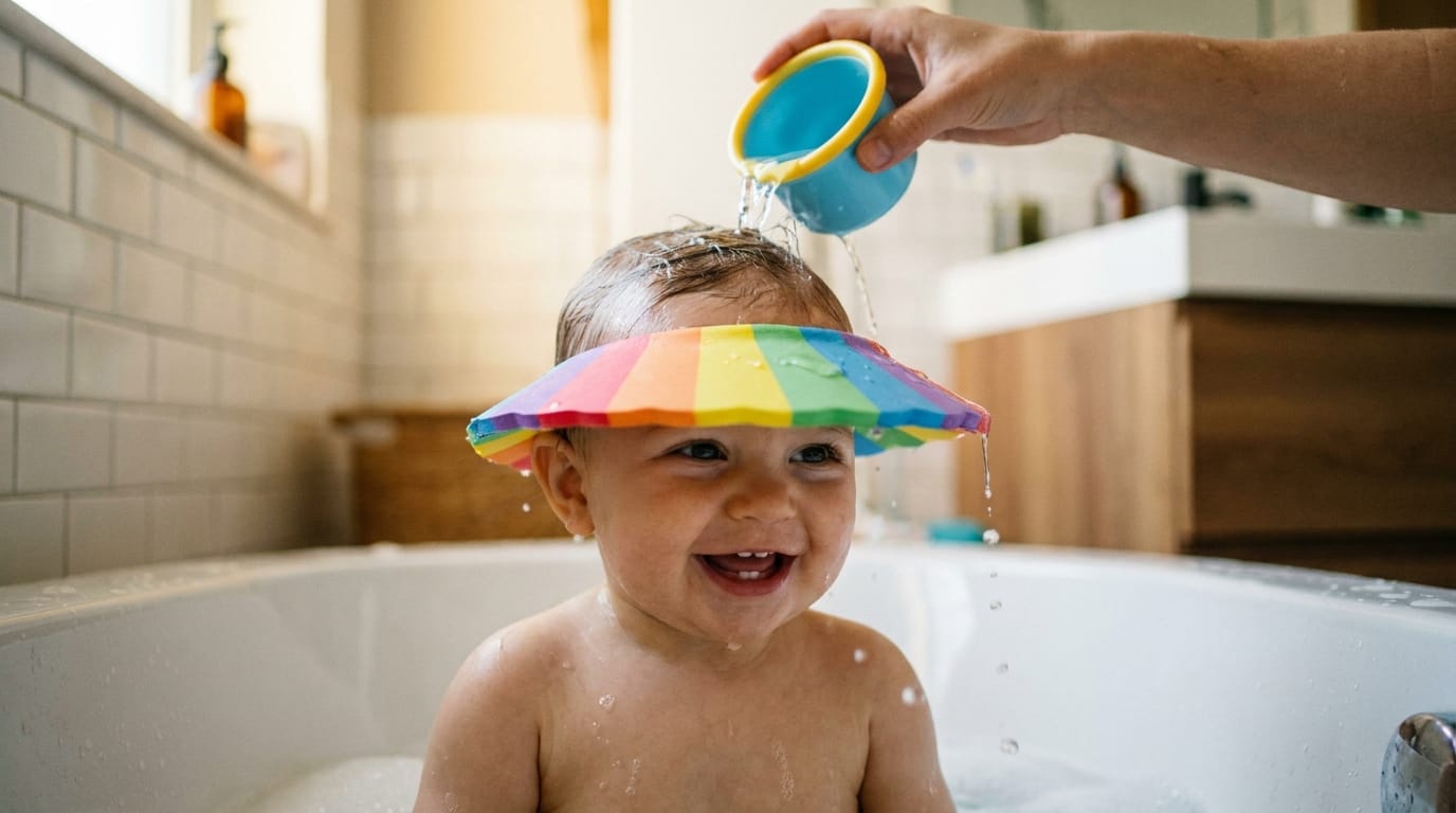 How to Wash Baby Hair Without Crying
