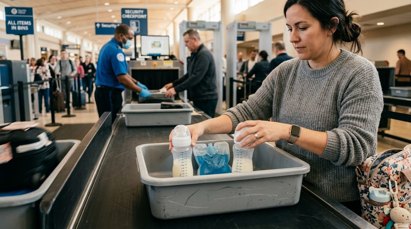 tsa rules for baby formula and water