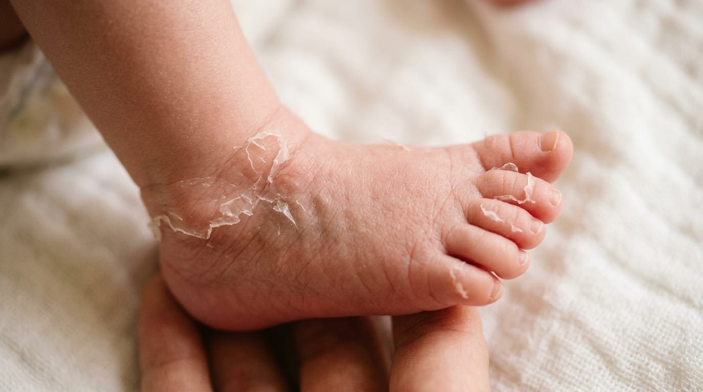 Newborn Skin Peeling 1 Month